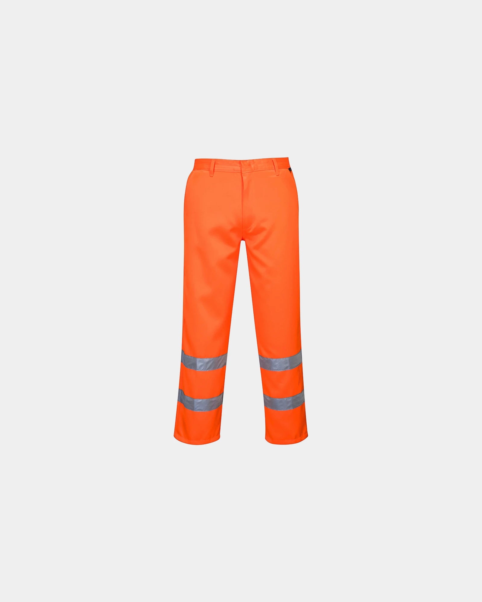 Spodnie robocze Hi-Vis z poliestru i bawełny z nadrukiem - Pomarańczowy